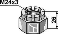 Kronenmutter M24x3